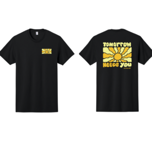 “Tomorrow Needs You” Tee-   black