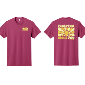 “Tomorrow Needs You” Tee- pink