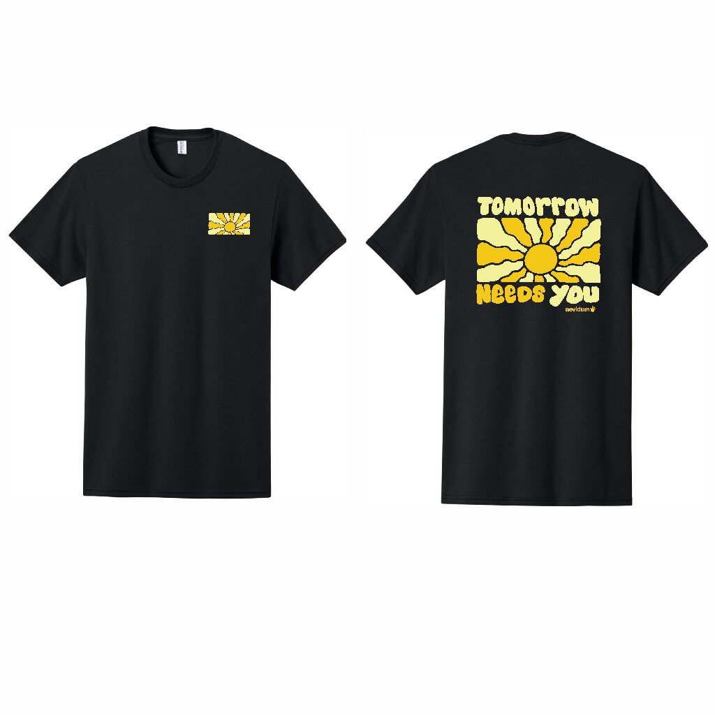 “Tomorrow Needs You” Tee- black
